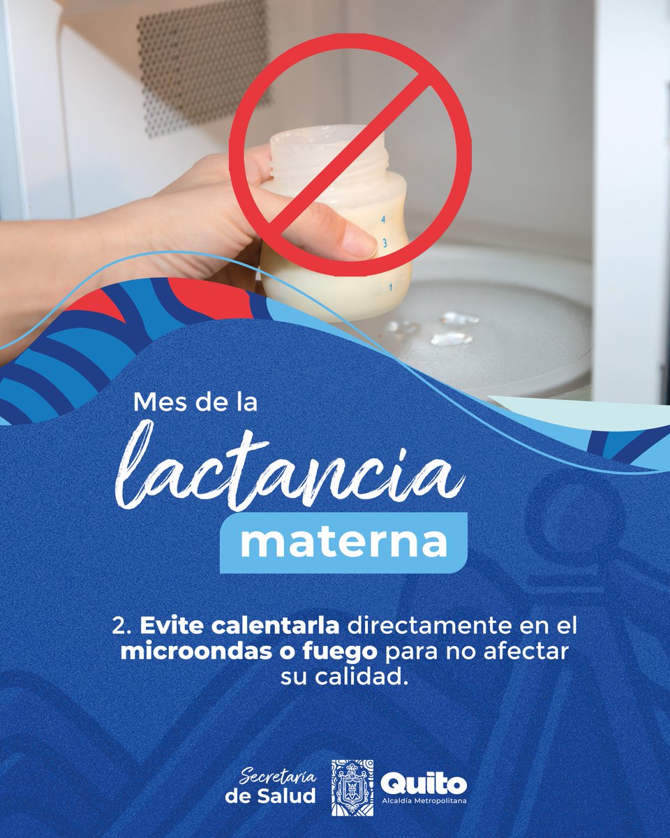 saludquito's tweet photo. 💞 #LactanciaMaternaUIO I La leche materna almacenada es un tesoro para tu hija o hijo. Aquí te mostramos cómo consumirla correctamente. 👇🏼

#QuitoRenace https://t.co/ARnBjENa1Q