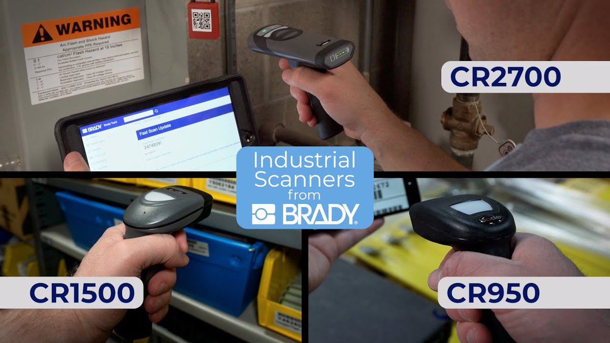 StellarIndSup's tweet image. Which Brady Code Reader Handheld Barcode Scanner is right for you? Check out this video &amp;amp; see how the CR950, CR1500 &amp;amp; CR2700 industrial scanners can revolutionize your data capture! Give us a call to get started. buff.ly/45wb5OF #manufacturing #datacapture #barcodescanner