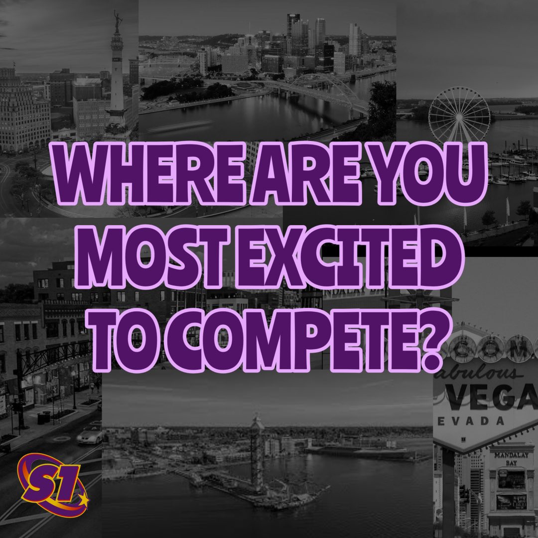 Competition schedules are out! Let us know where you are excited to be heading to this season! ✨ Comment below! ⬇️

#YouMeUs #Regional #National #ThisIsAllstar #Compete