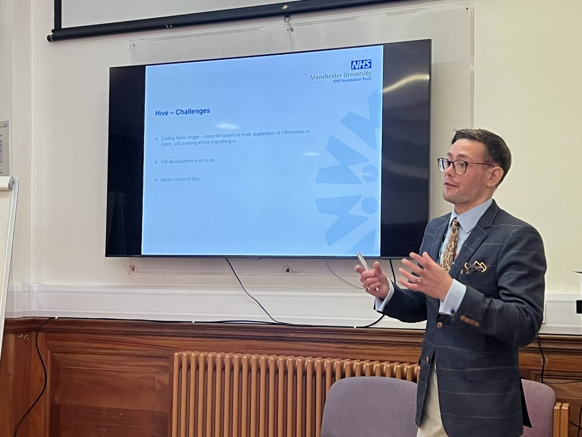 MFTCosting_GJ's tweet image. Had the pleasure of presenting to the @MFTnhs Management Grads today.
@MFTCosting in a joint session with Sam @CodingMFT.
Accurate #clinicalcoding data is essential to embedding #PLICSinPractice with data that accurately represents the treatment that clinical services deliver