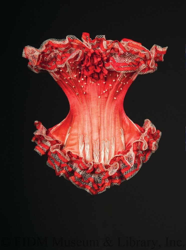 Corset, 1890s. FIDM Museum.