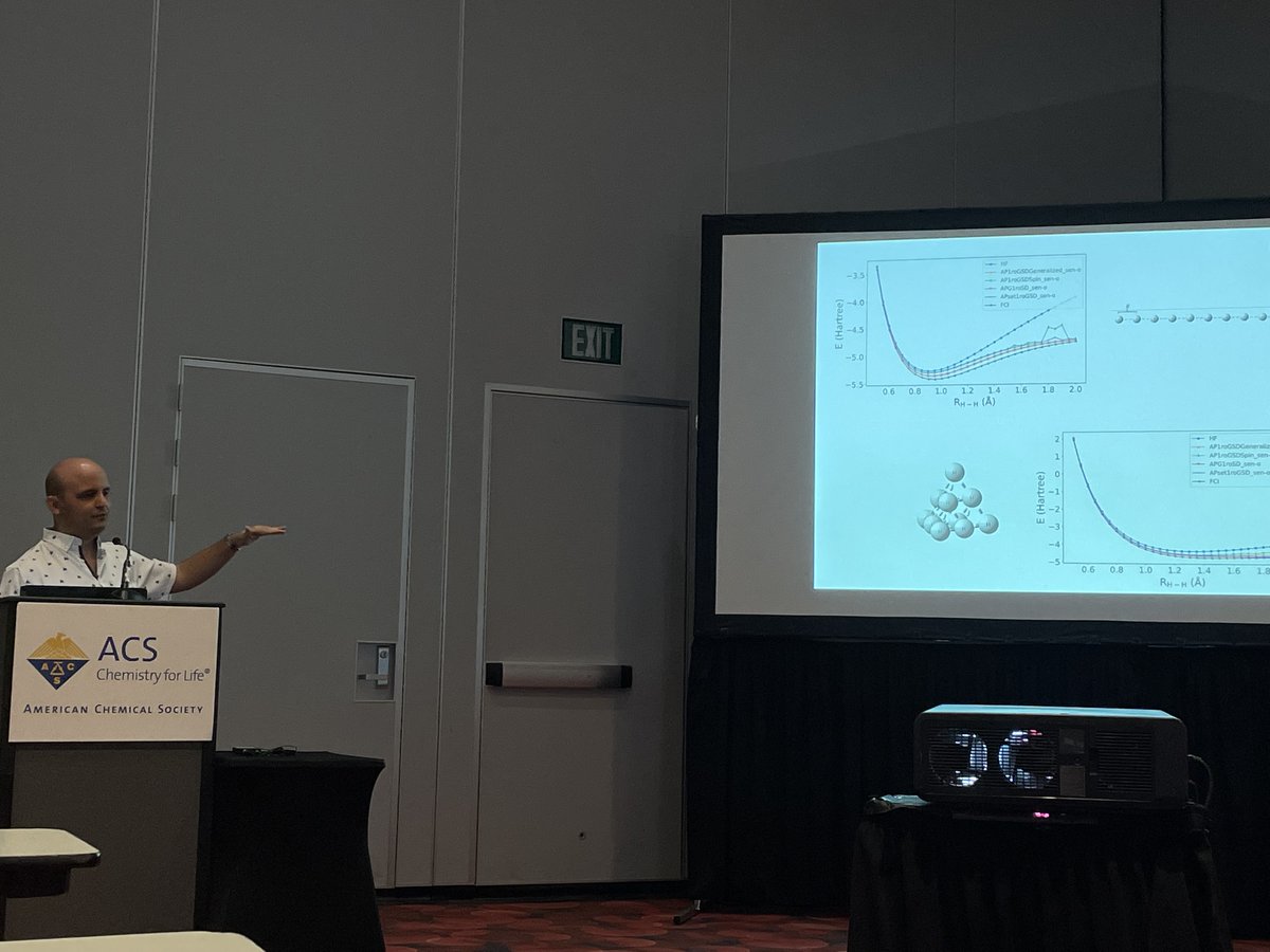 GroupQuintana's tweet photo. The light side of the shirt/force: perturbation theory, Coupled Cluster, geminals, and breaking many chemical bonds
#ACSComp #ACSFall2023 #compchem @UFChemistry https://t.co/jaCEl6y07d