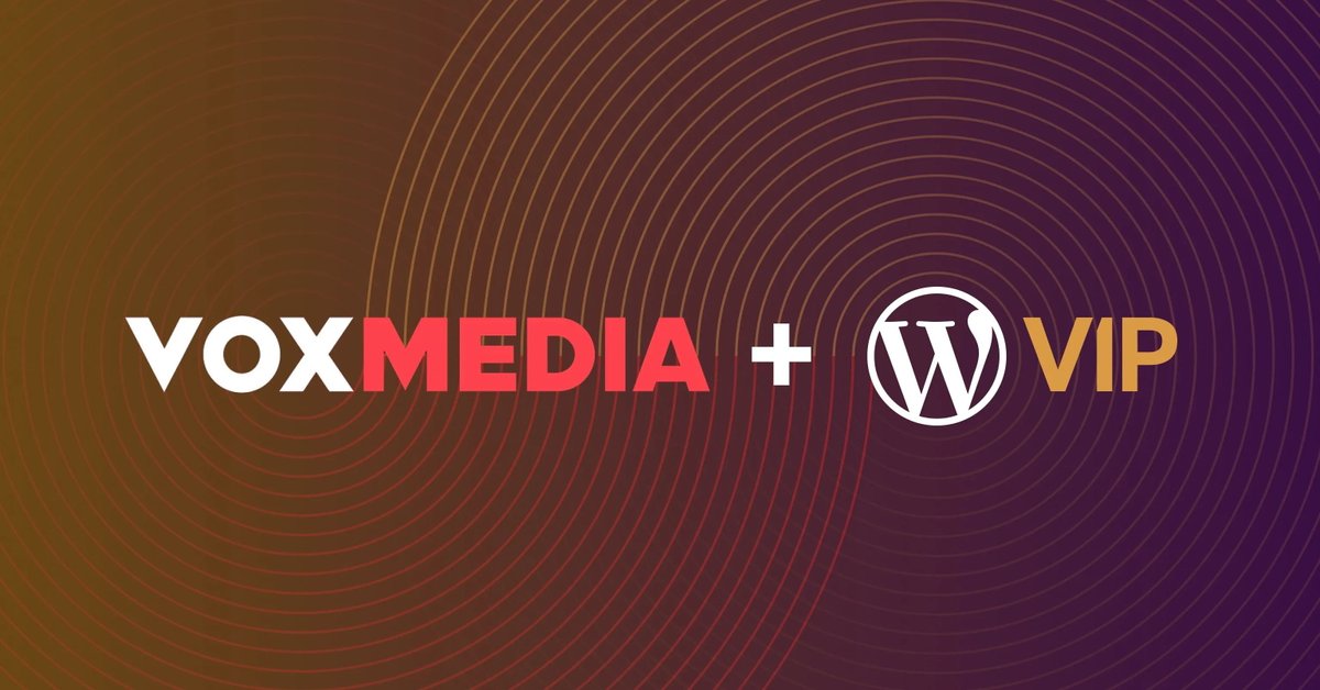 Breaking news: Proud to welcome <a href="/voxmedia/">Vox Media</a> as the latest WordPress VIP client. We can’t wait to help them run the enterprise web like never before #EnterpriseWordPress

bit.ly/3YCyhsa