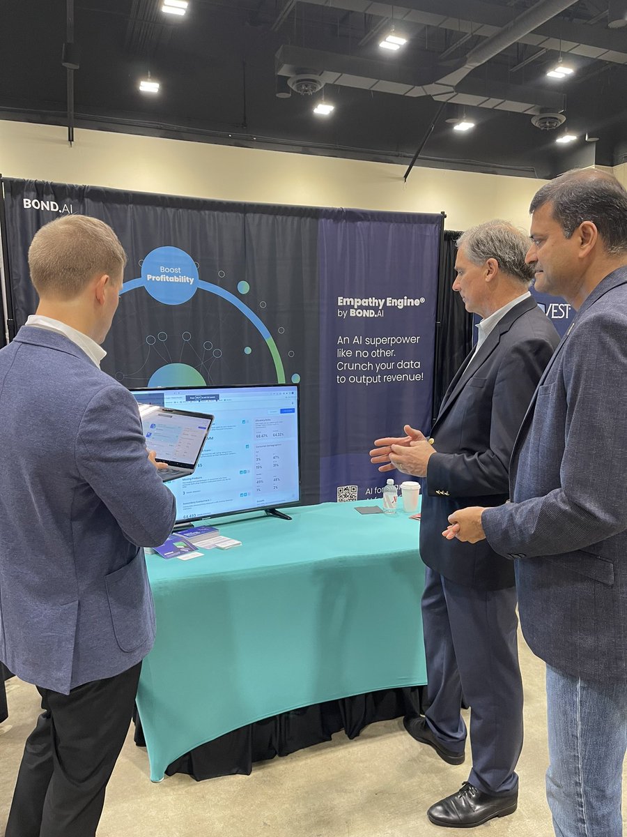 Visiting with Little Rock-based FinTech <a href="/BondDotAi/">BOND.AI</a> at the <a href="/VentureCenter/">The Venture Center</a>’s 2023 FinTech Summit.

Thanks to <a href="/ABABankers/">American Bankers Association</a>, <a href="/USOCC/">OCC</a>, and <a href="/simmons_bank/">Simmons Bank</a> for our great panel discussion on the future of #DigitalAssets and #fintech.