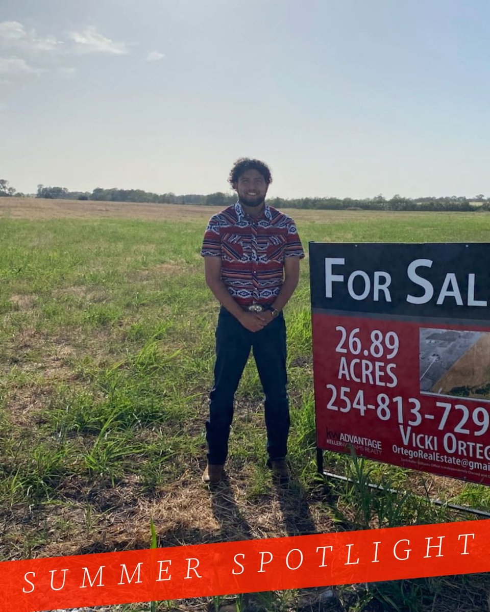 ☀️ Summer Spotlight ☀️ 

Domingo thrived as a General Marketing Intern at Ortego Real Estate Team in Waco, TX 🇨🇱 He poured his creativity into designing signs, social media posts, and capturing captivating pictures and videos of properties, contributing to successful sales