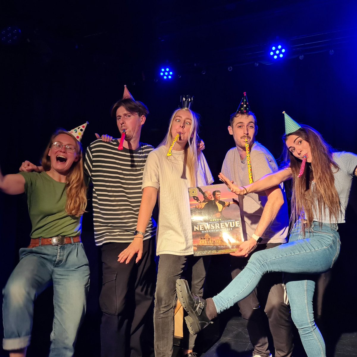 NewsRevue's tweet photo. It's NewsRevue's 44th birthday this Friday! 🥳

Celebrate by booking your tickets to see our fabulous London cast, Thursday to Sunday at @CanalCafe! 🌟🎟

https://t.co/Rg2pWq4NMJ https://t.co/1CqIATE251