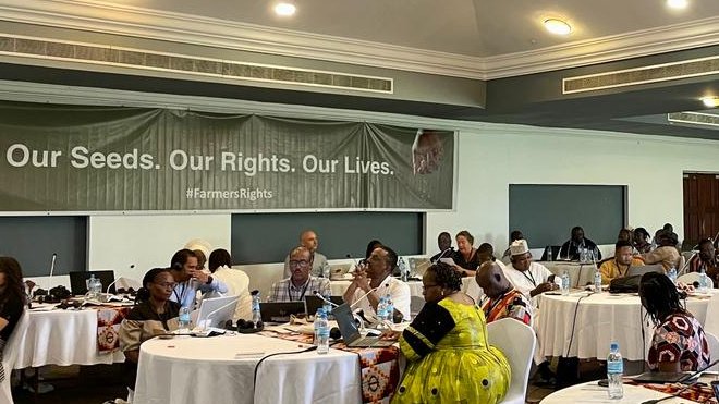 ZAAB_org's tweet photo. 'Yes – we want to believe that no one on the African continent wants to kill farmers seed systems. But, farmers' seed systems are being killed through the wrong strategies' @Million_Belay

Highlights DAY 2 #PanAfricanSeedConference. #SeedIsLife #SeedSovereignty #FMSS https://t.co/mn6JKeRuWn