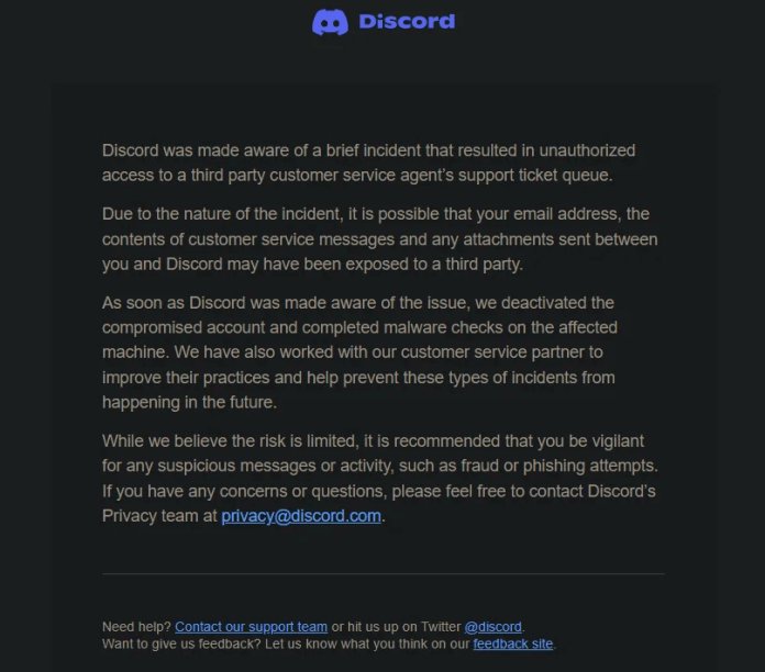 S4vitar's tweet image. Al parecer la plataforma de Discord ha sido hackeada a través de un agente de soporte, exponiendo datos privados de más de 760.000 usuarios.

El incidente ha sido revelado cuando un individuo bajo el seudónimo Akhirah, ha puesto en subasta un paquete con información de Discord en…