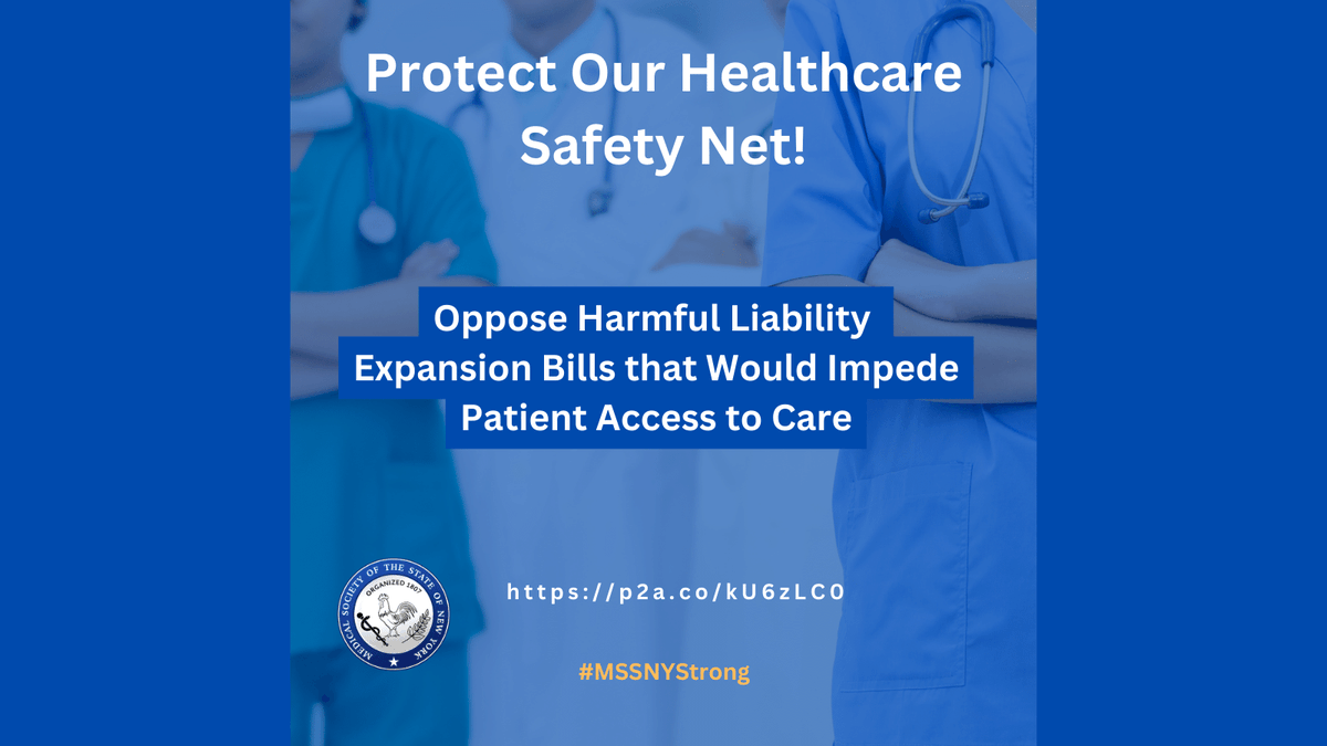 MedSocietyNYS's tweet photo. #NewYorkers in underserved areas are at risk of losing necessary healthcare. Let's take a stand together – call on @GovKathyHochul to veto Bill A.6698/S.6636 and ensure no one is left behind. #HealthcareEquality #VetoNow https://t.co/cyF5D7lHTc #MSSNYStrong #WrongfulDeath https://t.co/4hqB1r2OYC