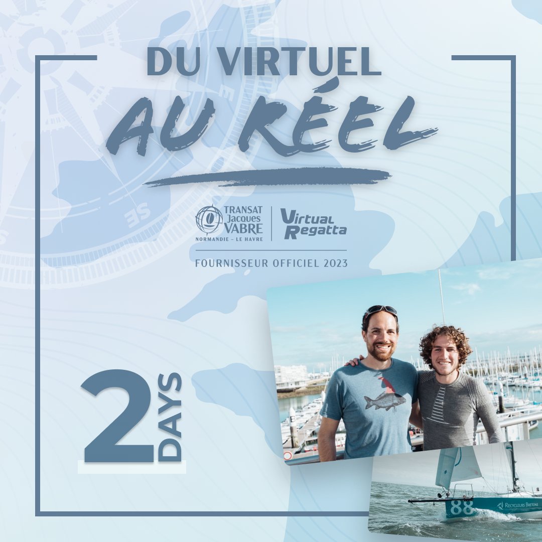 ⚡ DVAR | La Qualification ⚡

Le départ sera donné du port de Le Havre le jeudi 17 Août à 14h02 🏁

Basile Buisson et Kieran Le Borgne vous invitent à partager leur destin extraordinaire --> fr.ulule.com/du-virtuel-au-…

🎮 virtualregatta.com/fr/offshore-je…