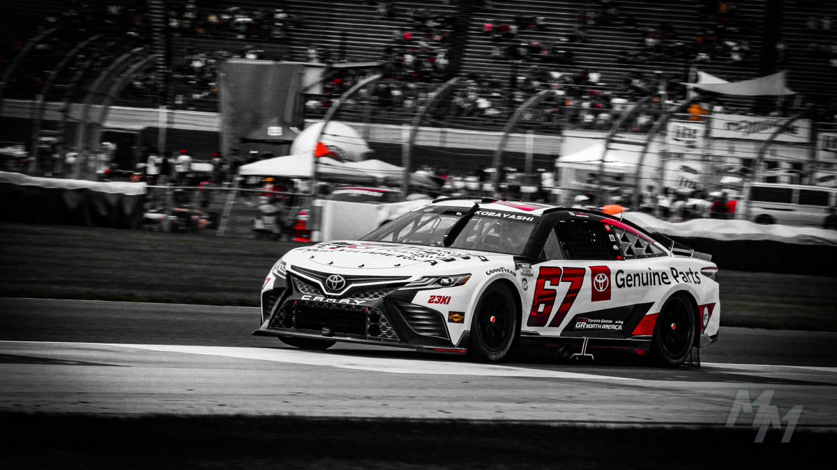 This car was cool to see run.

@kamui_kobayashi, @TOYOTA_GR, @23XIRacing @IMS #NASCAR75 #Verizon200 #TheBrickyard