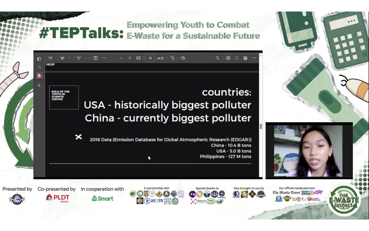 theewasteprojph's tweet photo. ✨ #TEPTalks: Empowering Youth to Combat E-Waste for a Sustainable Future ✨

A heartfelt 𝗧𝗛𝗔𝗡𝗞 𝗬𝗢𝗨 to all the incredible participants, speakers, and supporters who made our webinar on empowering youth to combat e-waste an outstanding success! 🙌📚🌍

#TEPYear11 https://t.co/EOLAE75jOD
