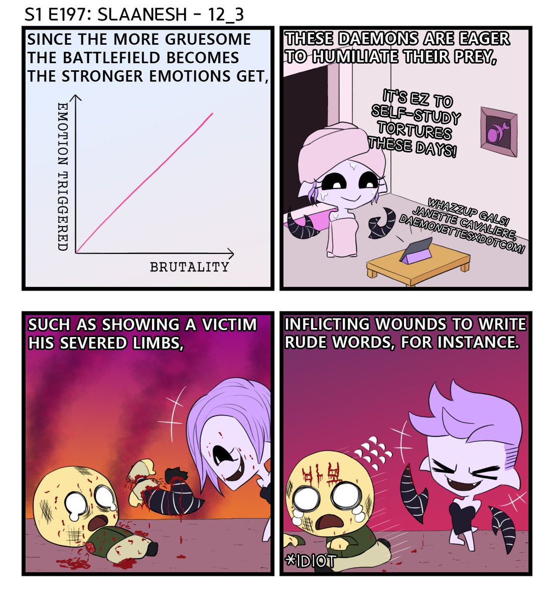 DongGoolTroll's tweet photo. 40k Lore Comics: Slaanesh - 12
#daemonettes #Slaanesh #demongirls #40klore #40k #warhammer40000 https://t.co/LhbkwC4EKm