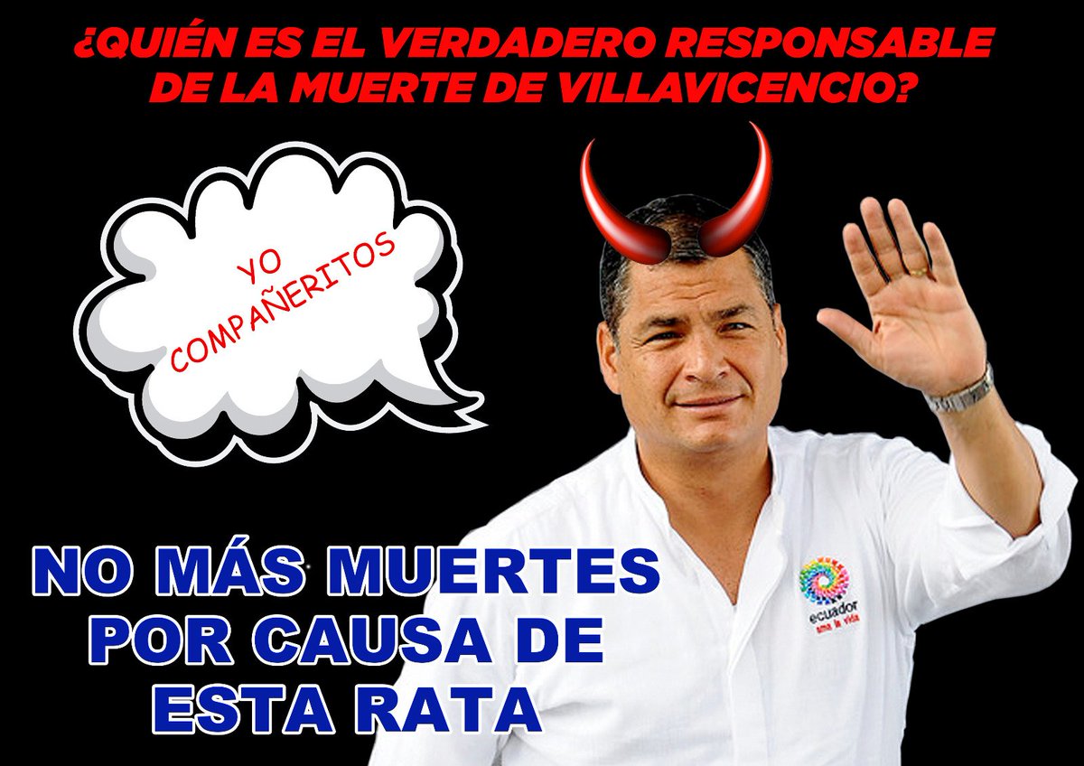 Temerar13319461's tweet photo. #ProhibidoOlvidar #FernandoVillavicencioVIVE #Ecuador #NoalFraude https://t.co/6eJ0RN8Ncf