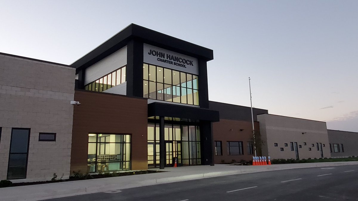 6:00a.m. The calm before the storm. 
Congratulations to <a href="/johnhancockcs/">John Hancock Charter</a> on opening day of their new campus in Eagle Mtn!