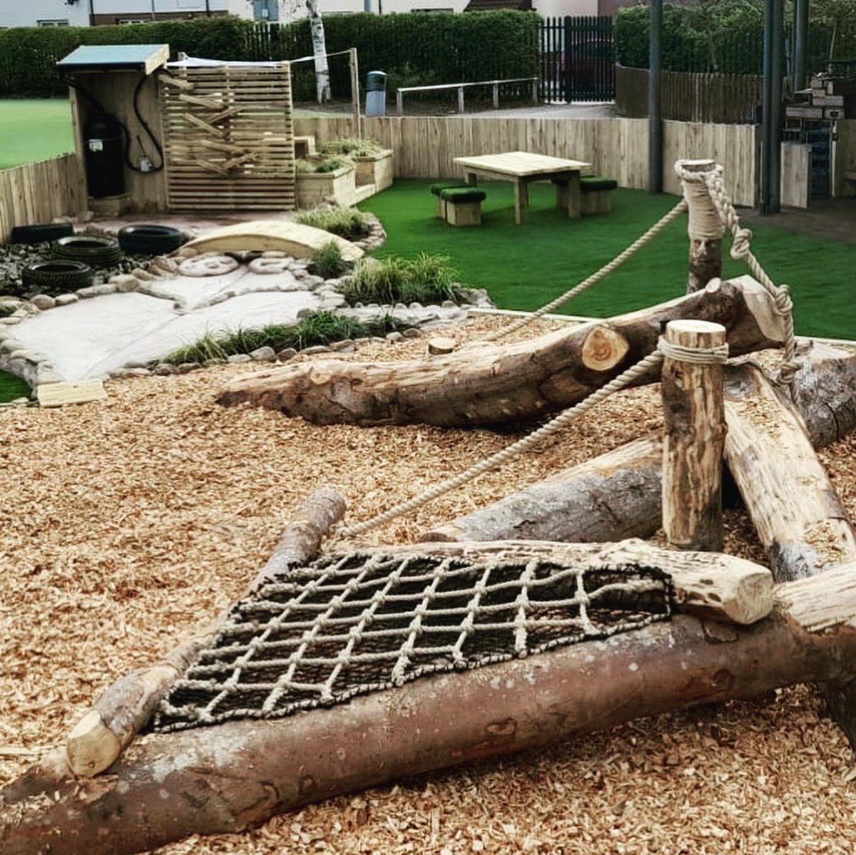 coolcanvas's tweet photo. Exciting new play space unveiled at Florence Melly Primary! π³ Natural trees, potion corner, sand pit, tepee & more for Early Years. #EYFSAdventures #NatureInspiredLearning πΏπͺ΅ https://t.co/lVdWPqdfBv