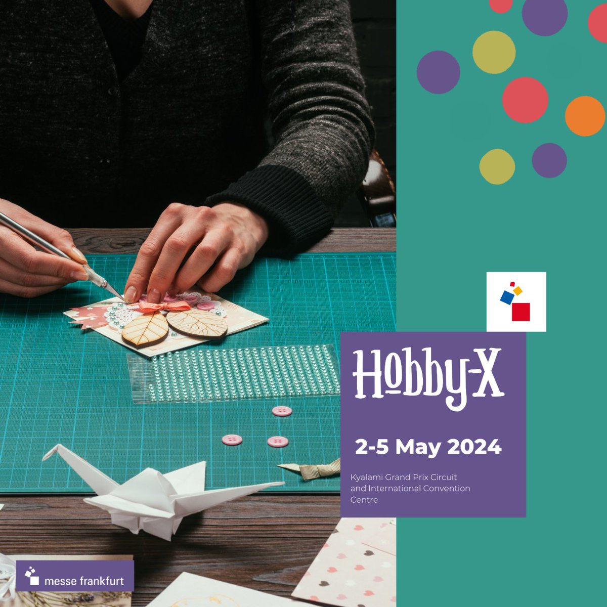 📢 Hurry and secure your spot now! Early bird rates for Hobby-X 2024 are still available. Join us from 2nd to 5th May 2024 at Kyalami and showcase your passion. Book your stand today! 🎉

#HobbyX24 #EarlyBirdRates #CreativityUnleashed