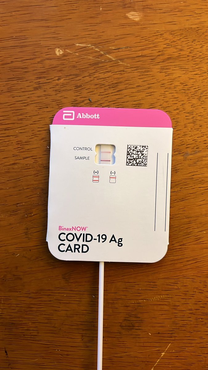 #Covid19 finally got me after 3 years. 😔 

I’m thankfully that I’m experiencing only mild symptoms at this time.

If you’ve been around me, please test yourselves and those around you.  

Continue to #maskup and #getvaccinatedandboosted #CovidIsNotOver