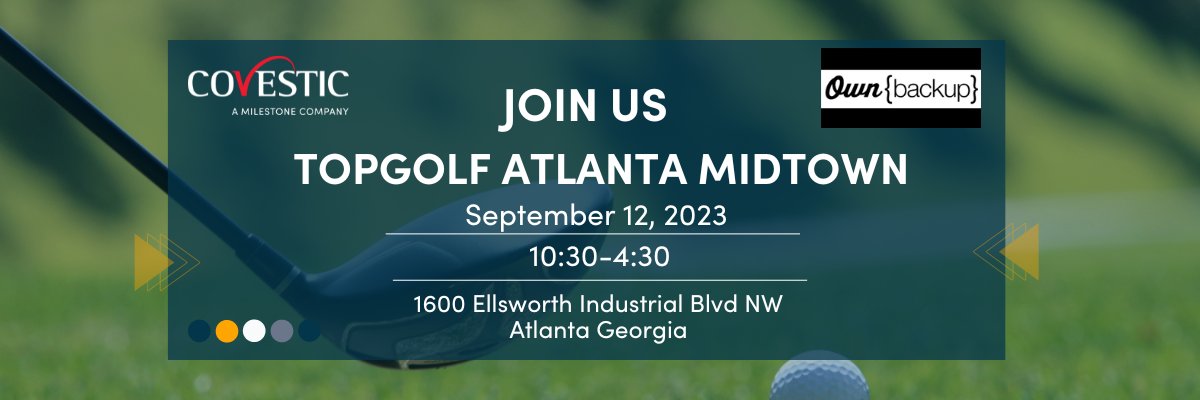 Covestic's tweet photo. You're Invited for Content, Bites and Golf! https://t.co/AiWpklYStL https://t.co/RpoLewGnvd