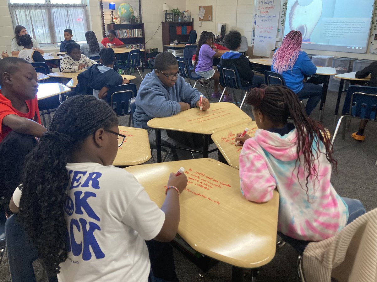 MrsHyattRCE's tweet photo. Listing ways they see writing being used in the story.
@RCE_SAiL https://t.co/t496FU2iEA