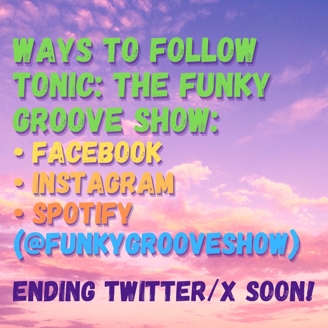 Tonic: The Funky Groove Show tweet media