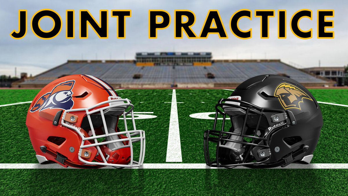 JOINT PRACTICE
🏈 Carroll at UW-Oshkosh
🏟️ JJ Keller Field at Titan Stadium
🕐2:00 PM
1⃣2⃣ #OwnTheMoment