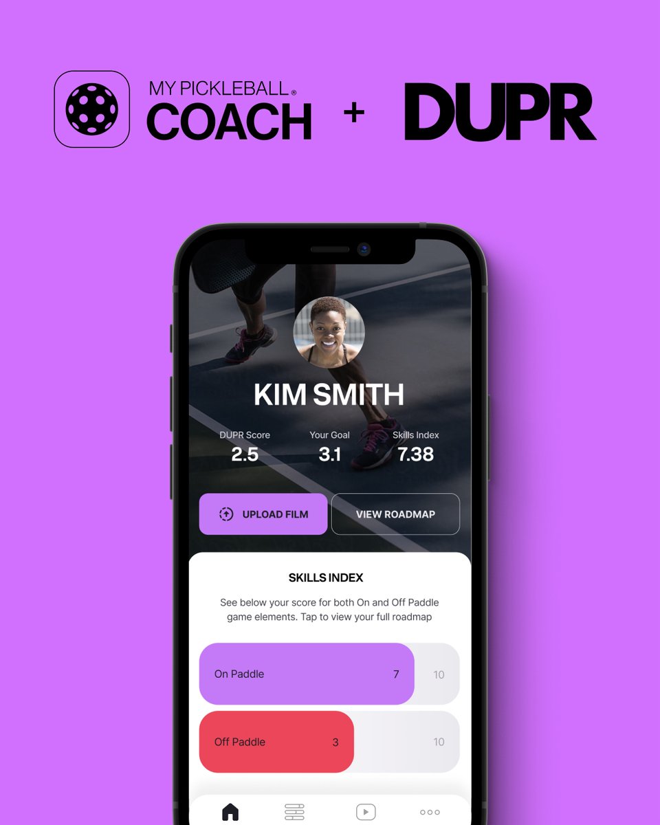 DUPRpb's tweet photo. We are excited to announce we have partnered with MyJourney, which provides elite one-on-one Pickleball coaching to anyone and anywhere.

My Pickleball Coach provides customized 1-1 coaching based on best-proven methodologies, so players improve fast.

More: LINK IN BIO https://t.co/5tibBoVLnA