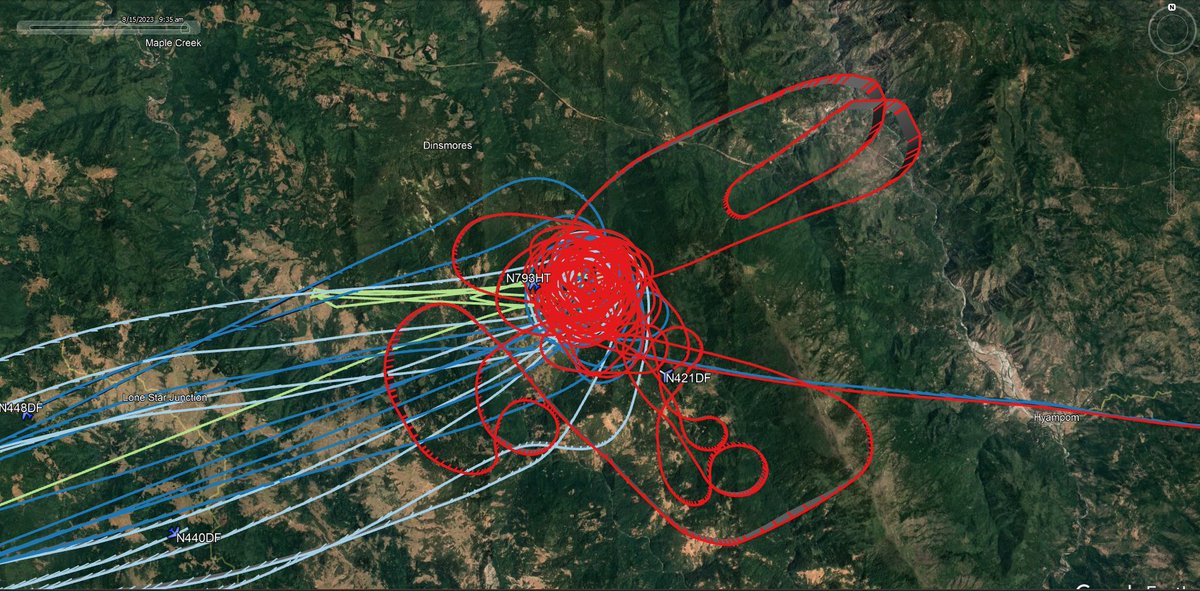 fire_feeds's tweet photo. New wildfire: Firefighting aircraft fighting the 3+ acres #PilotFire in #Bridgeville #HumboldtCounty #CA
This incident is composed of three fires:
- Quarter-acre, moderate rate of spread.
- Half-acre, moderate rate of spread.
- Three acres with a slow rate of spread. No structures threatened.
https://t.co/wploA7ebIn
Humboldt County Law, Fire and EMS - Eureka and North
https://t.co/PvVrDeho8Q
Humboldt County Law, Fire and EMS - Eureka and South
https://t.co/bgBI9ra9qG
#CalFire
#A240 #N421DF Air Tactical Aircraft
#T95 #N448DF Type III Airtanker
#T96 #N440DF Type III Airtanker
#USLeaseCo
#793HT #N793HT Type I Heavy Lift Helitanker
πΊπΈπ₯