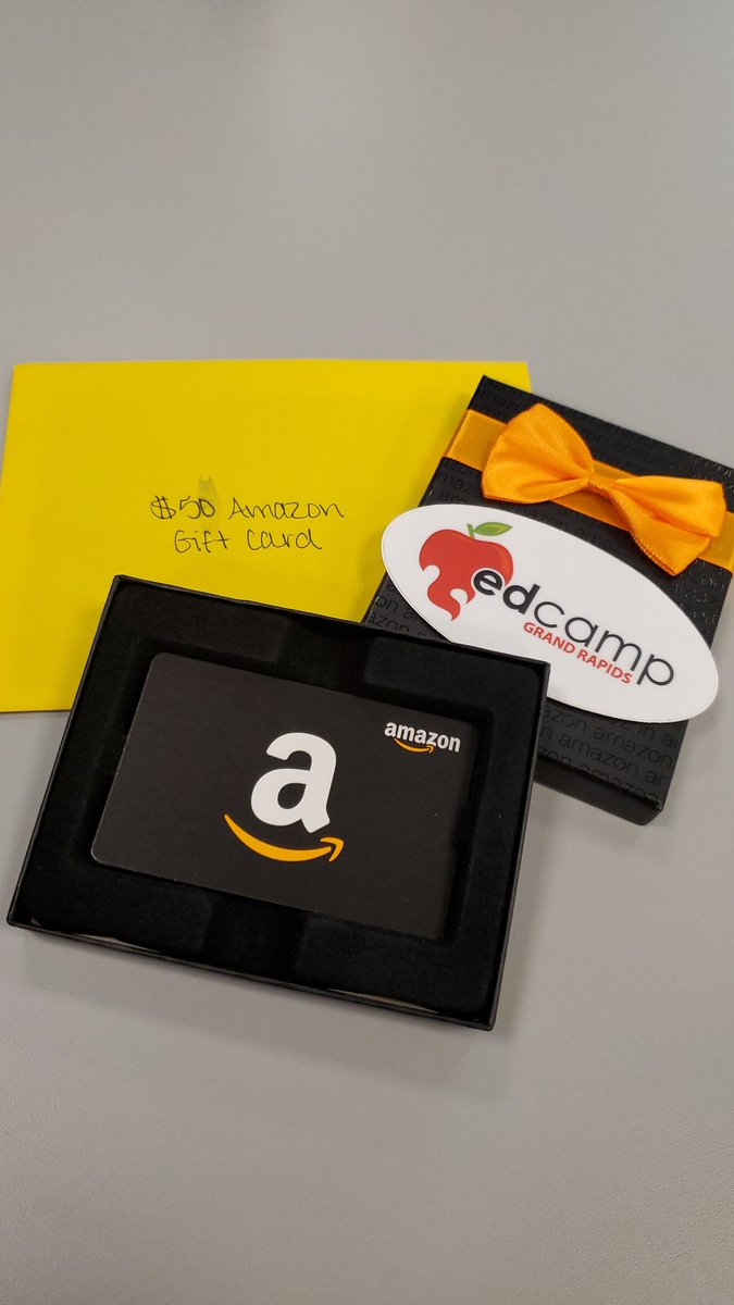 Aghhh!! THANK YOU @edcampgr ! I am so excited to start a new school year in a new classroom. This gift card will help with some of those necessary supplies! #edcampgr #prizewinner #edcamp