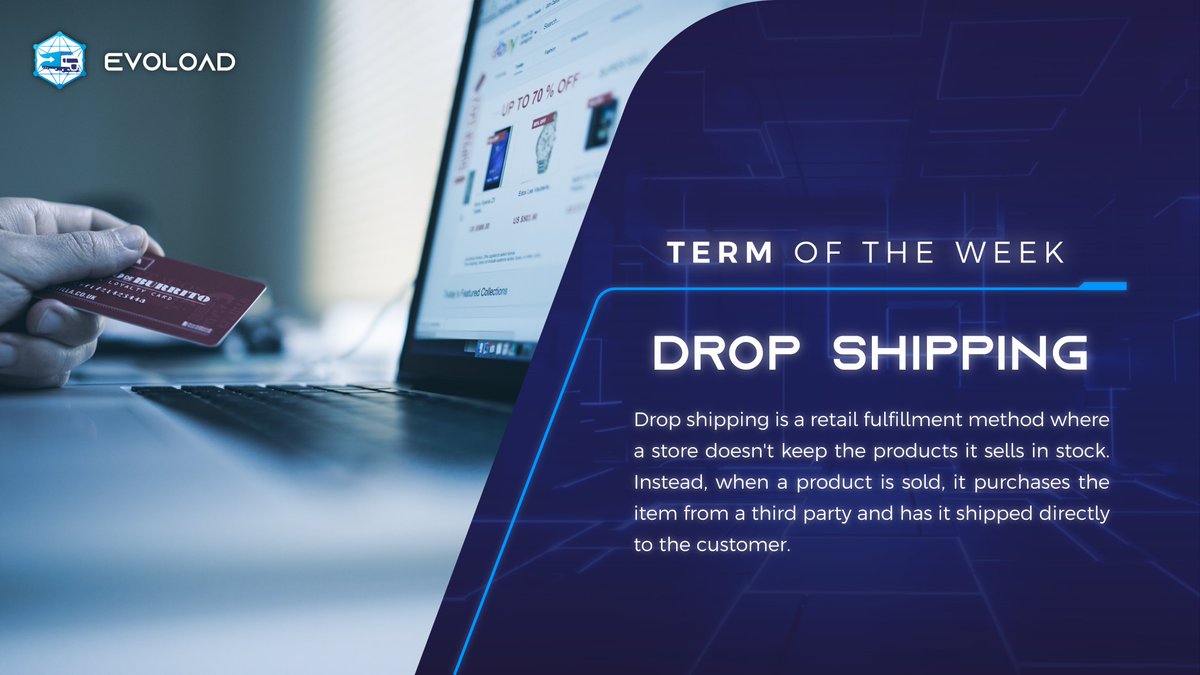 Term of the Week #7: Drop Shipping 📦

Discover on our blog what are the advantages and disadvantages of using a dropshipping system to sell products online. 🛒

Read more at 👇
blog.evoload.co/dropshipping-6…