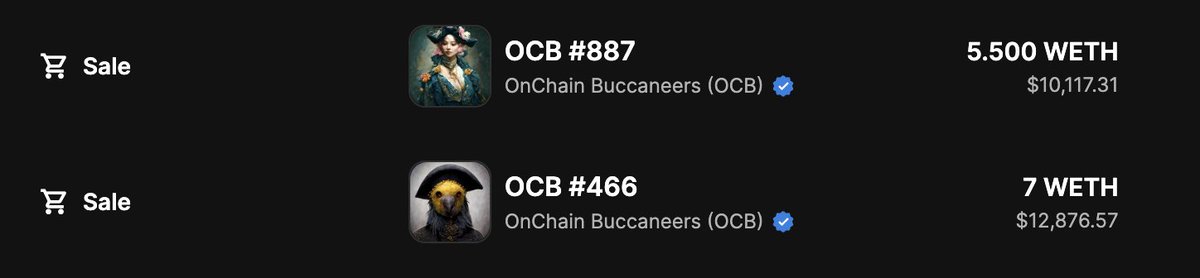 damn, <a href="/OCBalpha/">OnChain Buccaneers</a> been killing it.

congrats on the new ATH sales!