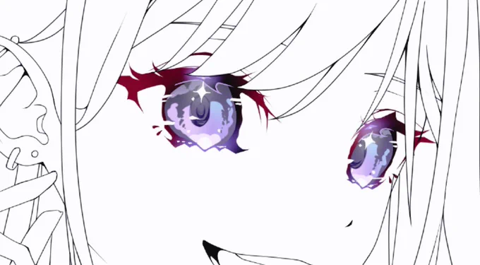 むちゃ好みな目が描けた 