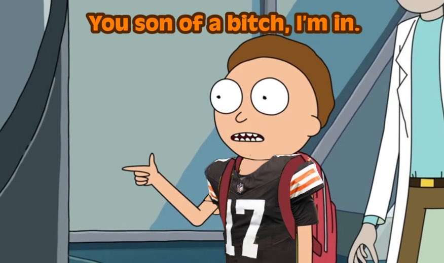 REFLOG18's tweet image. “No way I’m going to watch this glorified scrimmage on Thursday”

“DTR is starting for the Browns at QB”