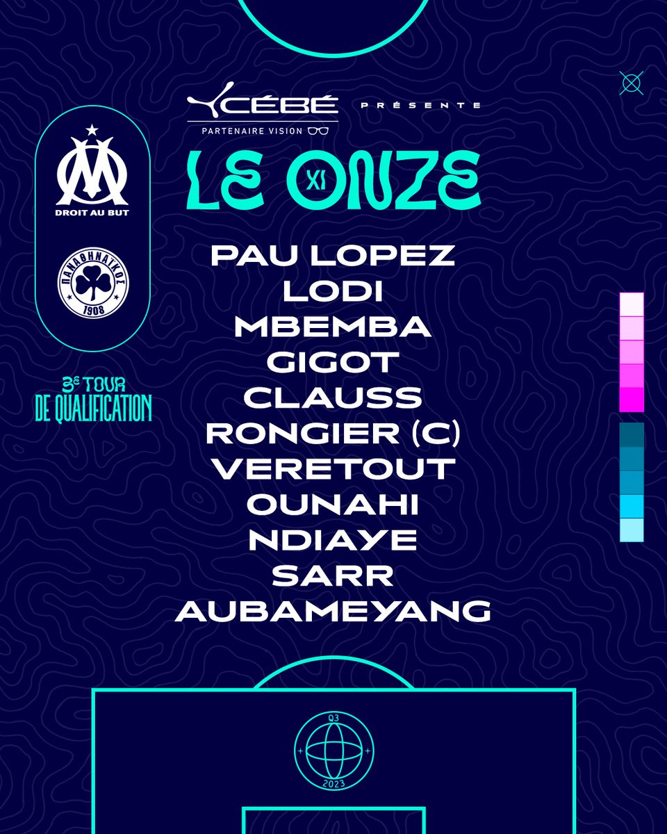 🅒🅞🅜🅟🅞 #OMPAOFC 🔵⚪️

Les 11 joueurs qui débuteront ce soir face aux Grecs pour ce 3ème tour de qualification retour 💥👥