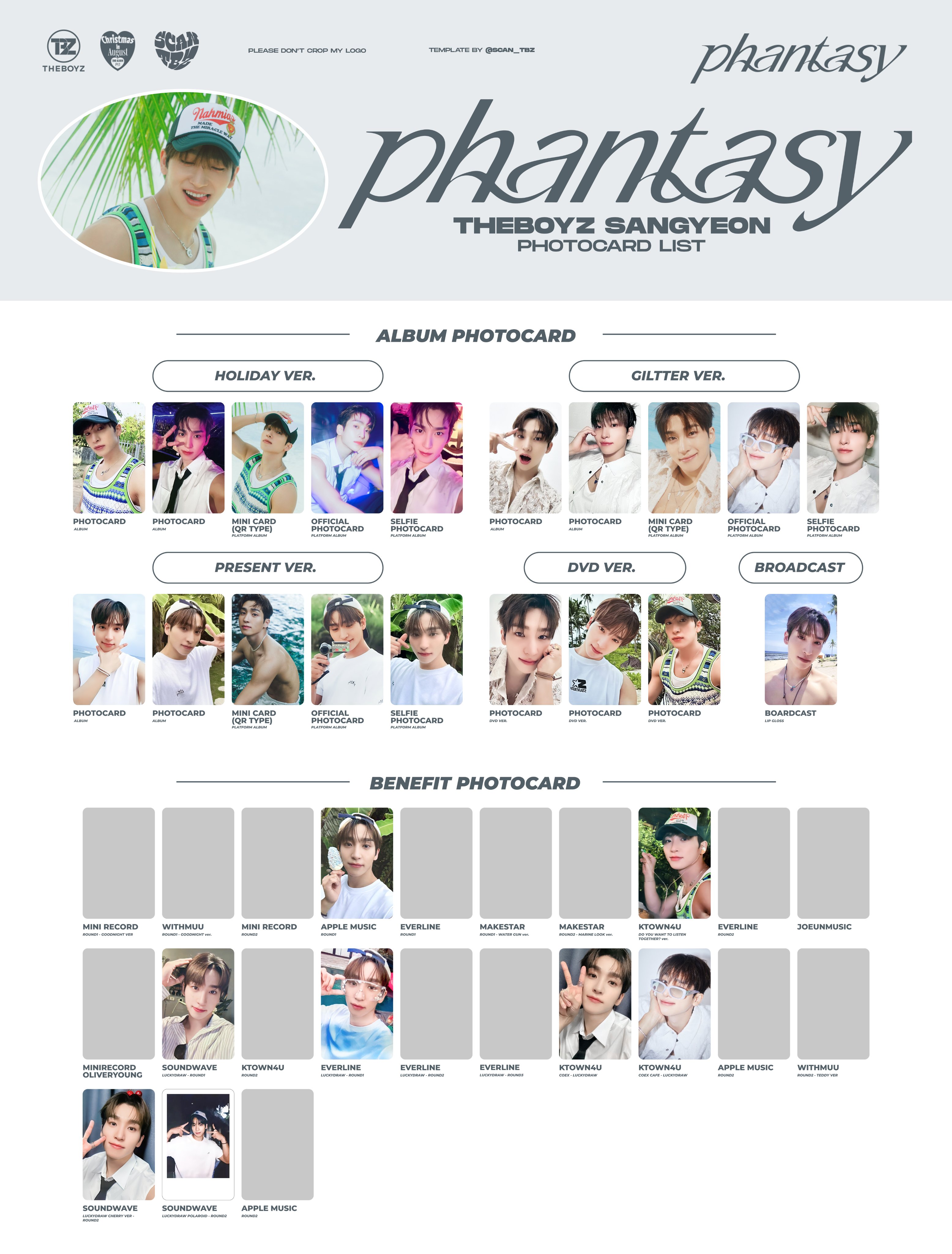 theboyz fantasy lip  gloss ktown4u 特典トレカ theboyz fantasy lip gloss ktown4u 特典トレカ