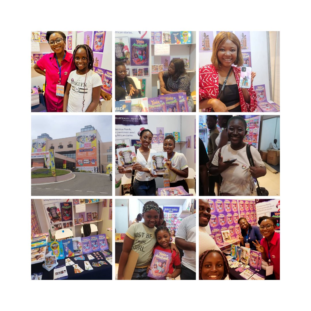 We appreciate every purchase, every feedback, every smile, every laugh! We are most thankful for the insightful & fun conversations we had & the wonderful people we met at the just ended Ghana International Book Fair. Stay tuned for more beautiful books! #habermannerdsbooks