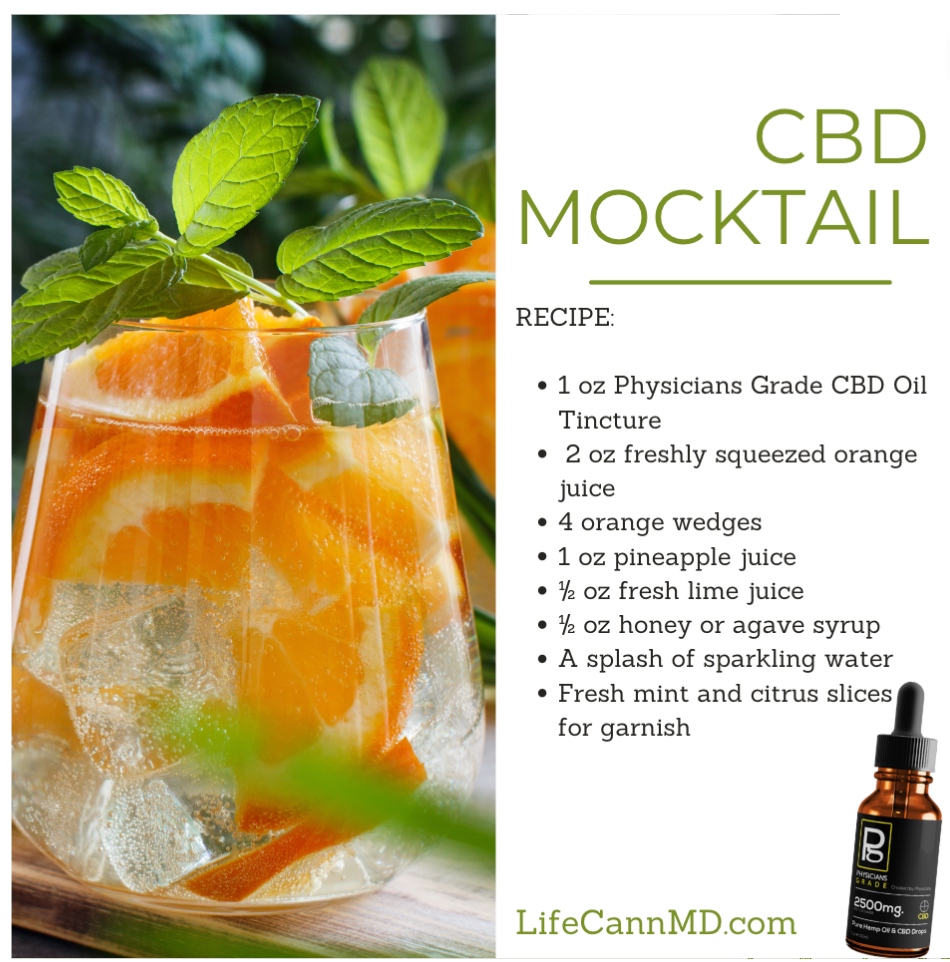 Unwind with our brand-new CBD Oil Tincture Mocktail that tantalizes your taste buds and calms your senses.

#relaxationday