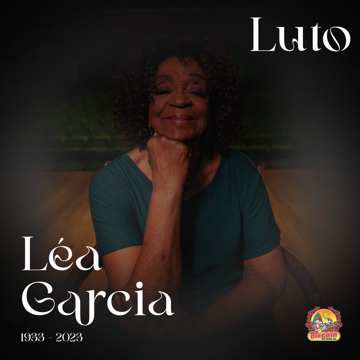 azsoficial's tweet photo. Hoje é um dia triste para o mundo das artes. Lamentamos profundamente o falecimento da grande estrela Léa Garcia. Ela foi uma pioneira, uma inspiração e uma verdadeira lenda. Sua contribuição para a arte e cultura brasileira será sempre lembrada e celebrada. Descanse em paz!🕊️ https://t.co/yQR2fPsxCu
