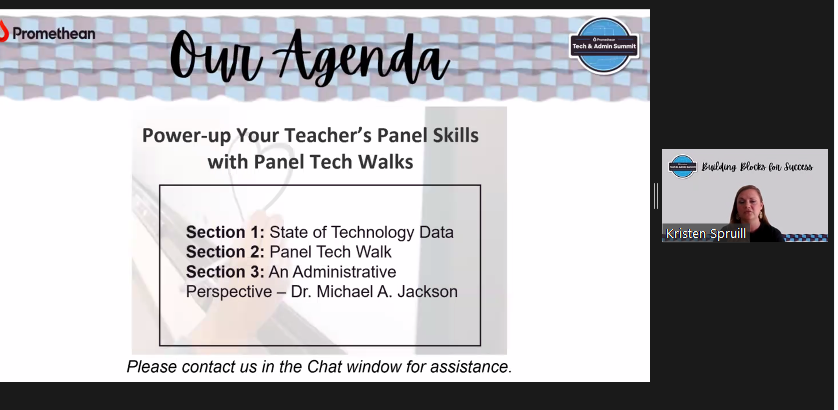catalystforjoy's tweet photo. Really looking forward to learning how to conduct a @Promethean panel tech walk to deepen educator use. #TechAdmin23 https://t.co/tCI9LMOWb4