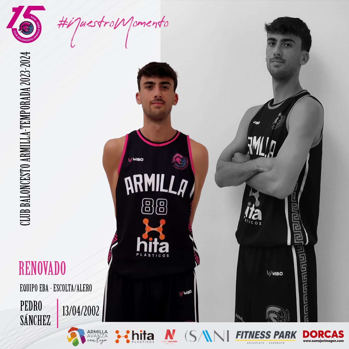 🏀 Estamos encantados de anunciar la renovación de nuestro alero, Pedro Sánchez, quien se embarcará en su segunda temporada con nosotros en la Liga EBA.