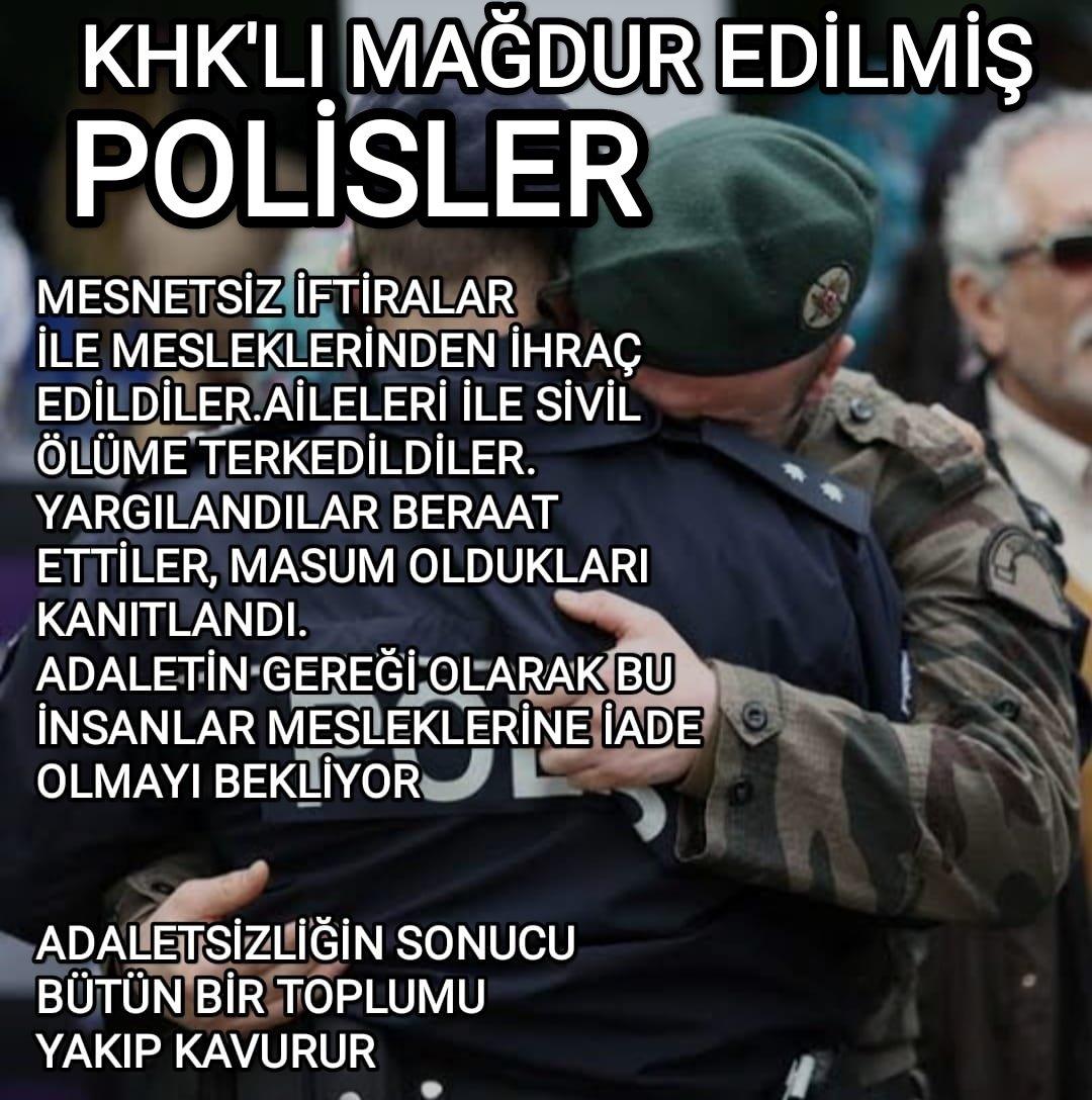 BEYTULLAHBEY01's tweet photo. @adalet_bakanlik @yilmaztunc @AliYerlikaya @RTErdogan @AliYerlikaya @yilmaztunc 30 Temmuz 2022 mağdurları #6000polis 
Beraat ve takipsizlik kararı alan polisler halen idari mahkeme sonuçlarını bekleyen polisler, A şehrinde farklı B şehrinde farklı karar aslında ikisinin durumu aynı, bu tutarsızlık neden ? https://t.co/xHeaFs6tmc