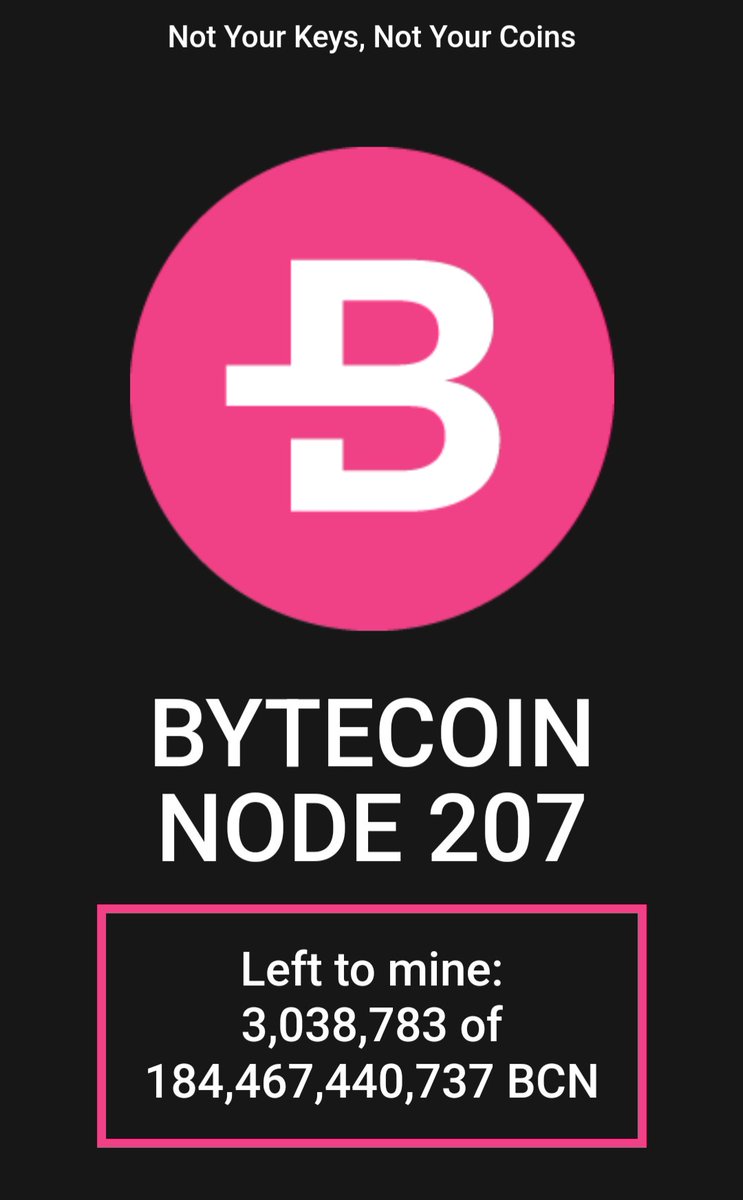 BytecoinNode tweet picture