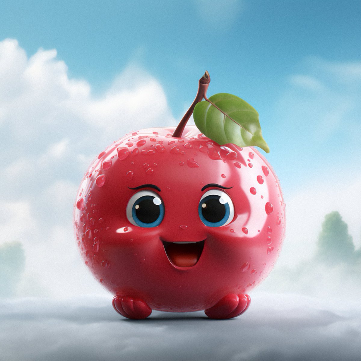 CuteopiaGallery's tweet photo. Adorable Red Cherry Buddy🥰🍒
😘 -> https://t.co/cg68E33yka
#adorableartwork #cute #cherry #fruit #fruits #aiart #art #chibi #chibiartist #chibistyle #fantasyart #fruitart #largeyes #happy #funny #silly #red #generativeart #generativearts #whimsicalart https://t.co/xUQEtpypeJ