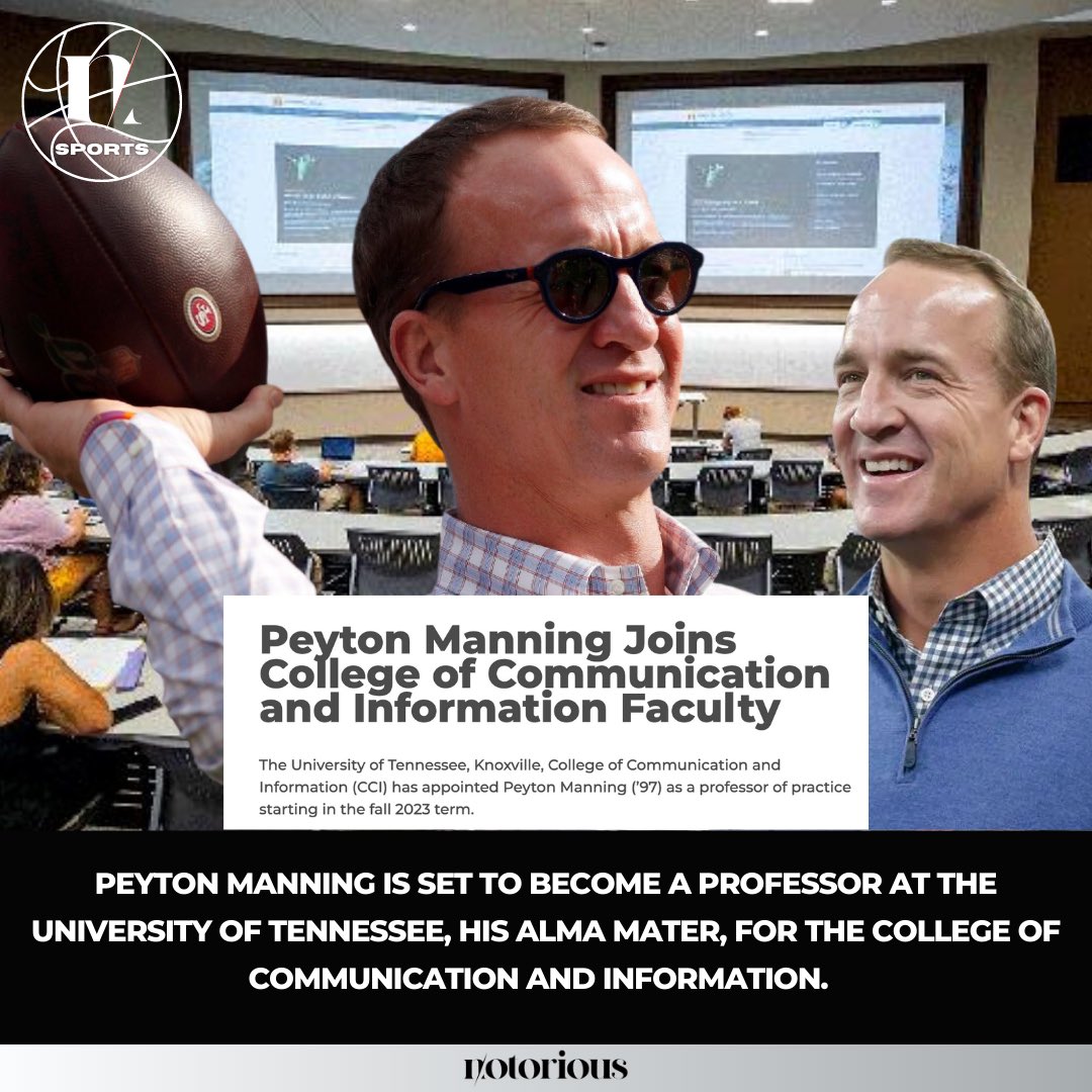 PROFESSOR PEYTON: Would you take his class? #HellYa