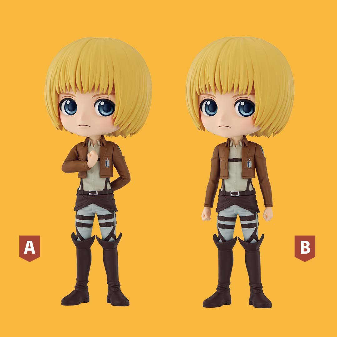Calling all Scouts! The #Armin #QPosket figure is ready for deployment! From the heart-pounding battles to the heartfelt moments, this figure encapsulates the essence of Armin's journey. Stand alongside your favorite soldier and secure your figure now! #AttackonTitan