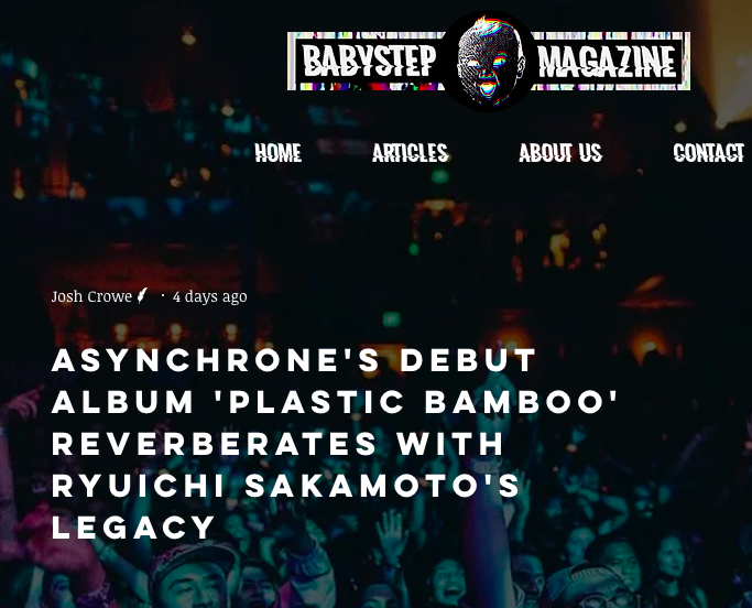 New <a href="/Asynchrone_/">Asynchrone Officiel</a> up @ Babystep Magazine

🎧 babystepmagazine.com/single-post/as…