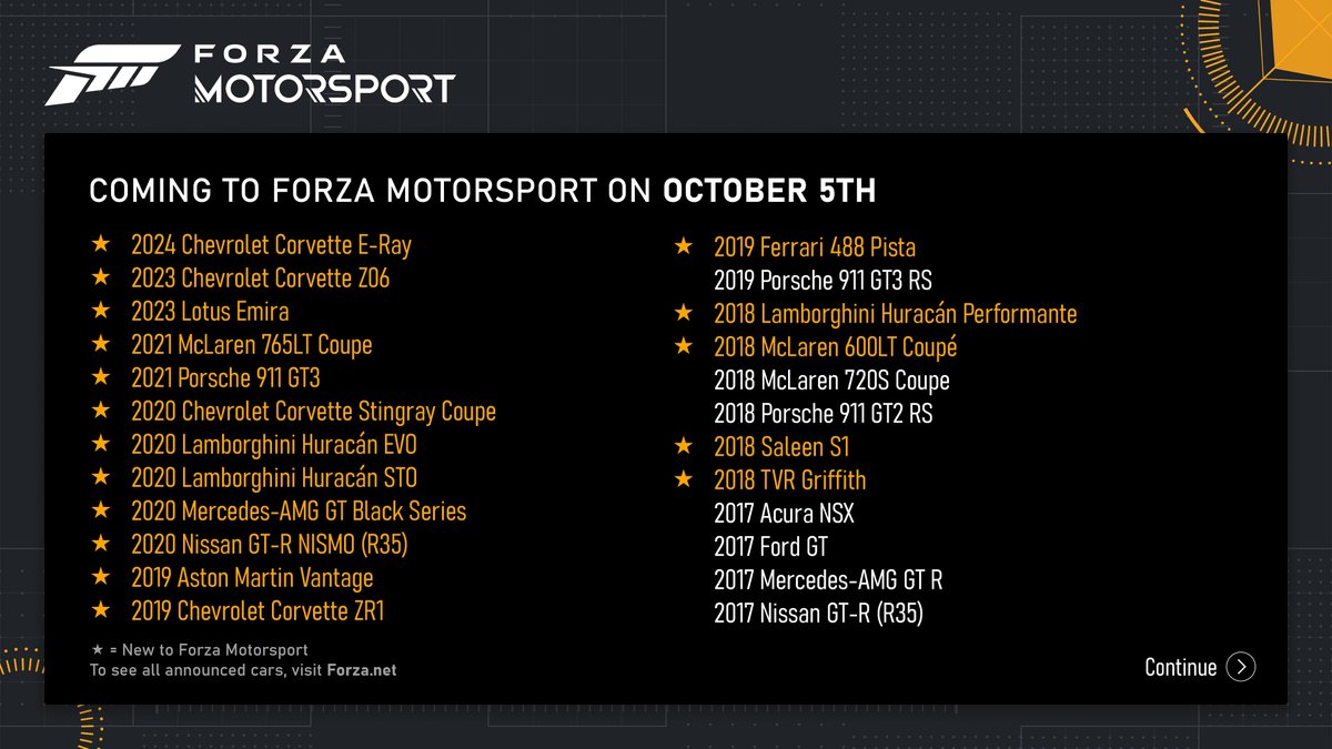Forza Motorsport tweet media