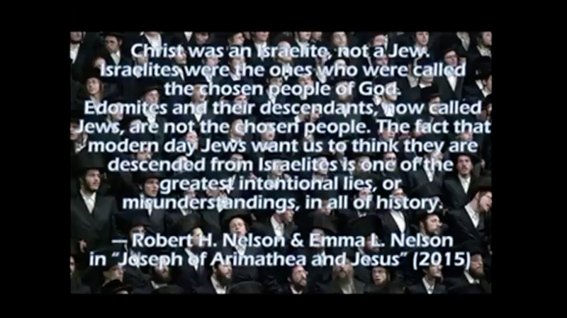 @kevin_a_strom The bible is a book of ancestry 
about Adam's white descendants - Gen 5:1 
Had you ever read the book you would 
have read where Jesus Christ told the  
jews they were not his people. 
The jews convinced you it was a 
jewish book. 
You should have listened - Titus 1:14