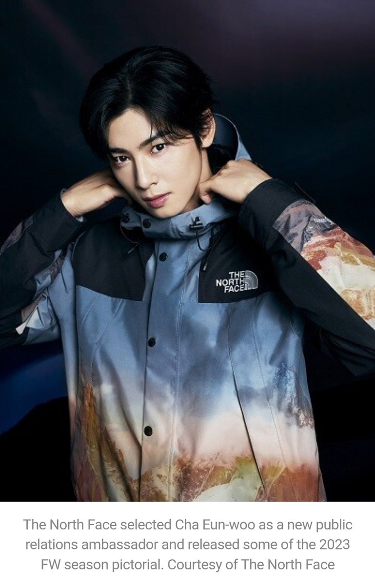 ChaEunwooINTL's tweet photo. 📰NAVER: The reason for choosing 'Face Genius' Cha Eunwoo as a model

Cha Eunwoo debuted in 2016 with his group #ASTRO. He has the nickname 'Face Genius' for his beautiful appearance. Along with his boy group activities, he has shown various charms while acting in parallel with '#MyIDisGangnamBeauty', '#TrueBeauty' & '#Island'.

Recently, he announced the appearance of his next works, '#AGoodDayToBeADog' & '#WonderfulWorld', & is foretelling active activities in all directions. In addition to his acting activities, he successfully held his first solo photo exhibition '#Archive' for about two weeks in February. He was also appointed as a public relations ambassador for the  '2023-2024 Visit Korea Year' due to his high recognition both inside and outside the world.

His greatest charm is his unique gentle & wholesome atmosphere. Cha Eunwoo, who is known as a model student who 'studyed well & had a good school life' during his school days, has never been involved in any scandal or unsavory incident.

It's not just #TheNorthFace. Daesang Chung Jung-won's convenience food brand 'HOME:ing's' also recently announced that it would launch a new advertising campaign by selecting Cha Eunwoo as its brand model. #Subway introduced the 'Cha Eunwoo Menu', which was chosen by Cha Eunwoo, the brand ambassador.

An industry insider said, "Cha Eunwoo's charm lies in his versatility & upright image"

🖇️https://t.co/n4FmLDVDRA

#CHAEUNWOO #차은우 #이동민
#チャウヌ #车银优 #ชาอึนอู #車銀優