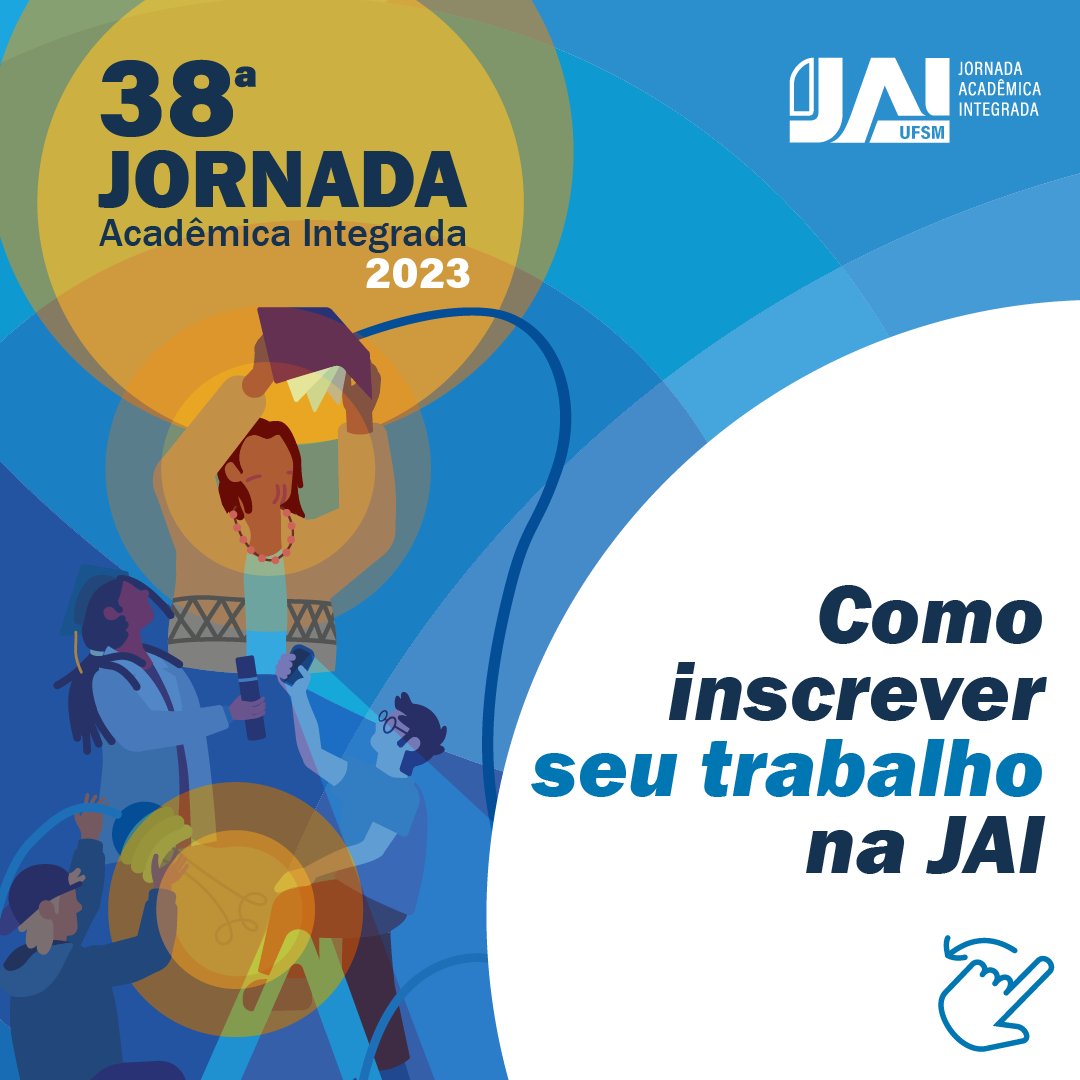 UFSM_oficial's tweet photo. Já sabe como se inscrever na #JAIUFSM?
📚A 38ª Jornada Acadêmica Integrada da #UFSM é um evento científico que acontece entre os dias 23 e 27 de outubro de 2023.
✍️🏻Segue o fio... https://t.co/1YqsrBjr5n